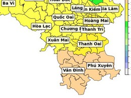 Tin dự báo mưa lớn thành phố Hà Nội