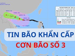 Tin khẩn cấp cơn bão số 3:  Dự báo Hà Nội có mưa to, dông và gió giật mạnh, xã Nam Phù từ cấp 6 trở lên