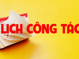 LỊCH CÔNG TÁC TUẦN CỦA LÃNH ĐẠO TRUNG TÂM