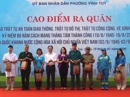 Phường Vĩnh Tuy: Tổ chức Đợt cao điểm ra quân TTĐT, TTATGT, TTCC, VSMT nhân dịp kỷ niệm 80 năm Cách mạng tháng Tám và Quốc khánh 2/9