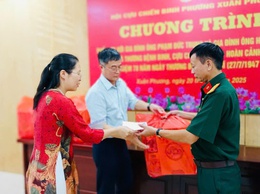 Hội Cựu chiến binh phường Xuân Phương tổ chức gặp mặt, tri ân các Thương binh, Bệnh binh và nạn nhân chất độc da cam