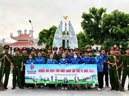 Tuổi trẻ Xuân Phương ra quân chỉnh trang khuôn viên Đài tưởng niệm Liệt sĩ và các di tích cách mạng Hướng tới kỷ niệm 78 năm Ngày Thương binh - Liệt sĩ (27/7/1947 – 27/7/2025)
