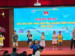 Sôi động các hoạt động “Sân chơi cuối tuần” cho thiếu nhi phường Xuân Phương năm 2025