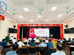 Xã Thiên Lộc tổ chức hội nghị triển khai công tác phòng, chống và khắc phục ảnh hưởng của cơn bão số 03 - Wipha