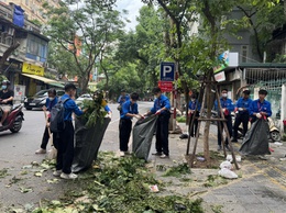 Đoàn Thanh niên phường Hai Bà Trưng ra quân Ngày Chủ nhật xanh lần thứ IV năm 2025.