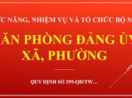Văn phòng Đảng ủy phường Bồ Đề