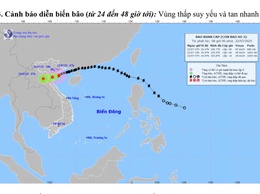 Tin bão khẩn cấp cơn bão số 3