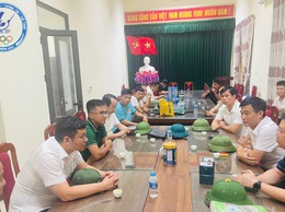 LÃNH ĐẠO XÃ THIÊN LỘC KIỂM TRA CÔNG TÁC PHÒNG, CHỐNG BÃO SỐ 3 - WIPHA TRÊN ĐỊA BÀN XÃ.