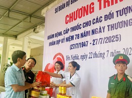UBND PHƯỜNG YÊN NGHĨA TỔ CHỨC TƯ VẤN, KHÁM SỨC KHỎE VÀ CẤP PHÁT THUỐC MIỄN PHÍ, TRAO QUÀ CHO 124 ĐỐI TƯỢNG LÀ NGƯỜI CÓ CÔNG, GIA ĐÌNH CHÍNH SÁCH ( Đợt 2)