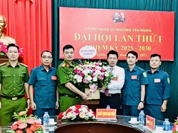 CHI BỘ QUÂN SỰ PHƯỜNG YÊN NGHĨA TỔ CHỨC THÀNH CÔNG ĐẠI HỘI LẦN THỨ NHẤT, NHIỆM KỲ 2025 - 2030