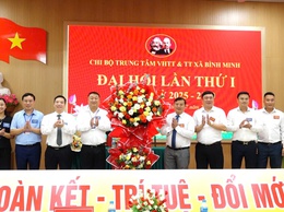 Chi bộ Trung tâm Văn hóa Thông tin và Thể thao xã Bình Minh tổ chức Đại hội lần thứ I, nhiệm kỳ 2025–2030