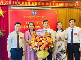 ĐẠI HỘI LẦN THỨ NHẤT CHI BỘ PHÒNG VH-XH XÃ SÓC SƠN THÀNH CÔNG TỐT ĐẸP!