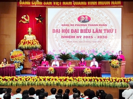 Khai mạc Đại hội đại biểu Đảng bộ phường Thanh Xuân lần thứ I