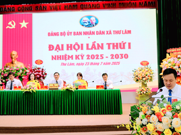 ĐẢNG BỘ UBND XÃ THƯ LÂM TỔ CHỨC ĐẠI HỘI ĐẢNG BỘ LẦN THỨ NHẤT, NHIỆM KỲ 2025-2030.