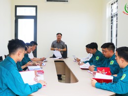 Chủ tịch UBND xã Nguyễn Trung Thành kiểm tra công tác phòng chống cơn bão số 3 và phòng chống thiên tai năm 2025