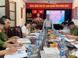 THƯỜNG TRỰC ĐẢNG ỦY PHƯỜNG LÁNG LÀM VIỆC VỚI BAN CHỈ HUY QUÂN SỰ VÀ CÔNG AN PHƯỜNG