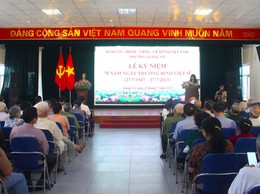 Phường Giảng Võ: tổ chức kỷ niệm 78 năm Ngày Thương binh- Liệt sỹ