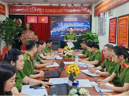 Công an phường Định Công phát động phong trào “Bình dân học vụ số”