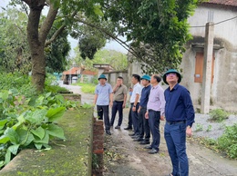 Xã Tam Hưng chủ động triển khai phương án phòng chống thiên tai và tìm kiếm cứu nạn 2025