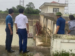 Xã Hồng Vân ứng phó với hoàn lưu bão số 3