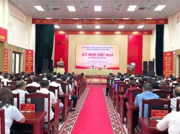 HĐND xã Tiến Thắng tổ chức Kỳ họp thứ hai