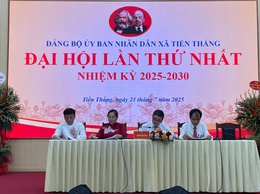 Xã Tiến Thắng tổ chức Đại hội Đảng bộ UBND xã lần thứ I nhiệm kỳ 2025 - 2030