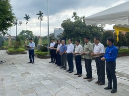 Xã Tiến Thắng trang trọng tổ chức lễ viếng nghĩa trang liệt sĩ nhân kỷ niệm 78 năm Ngày Thương binh - Liệt sĩ (27/7/1947 – 27/7/2025)