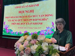 An Khánh vận động xây dựng Quỹ 