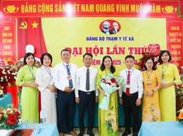 Đại hội Đảng bộ Trạm y tế xã Quốc Oai lần thứ nhất, nhiệm kỳ 2025 - 2030