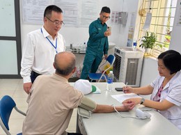 Khương Đình: Tổ chức khám sức khỏe cho đối tượng chính sách, người có công