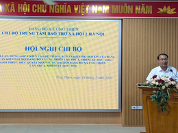 Chi bộ Trung tâm Bảo trợ xã hội 2 tổ chức Hội nghị góp ý các Dự thảo, Văn kiện của Đảng