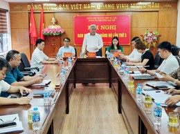 BCH Đảng bộ phường xem xét thông qua Chương trình công tác và Kế hoạch phát triển kinh tế- xã hội, quốc phòng - an ninh 6 tháng cuối năm