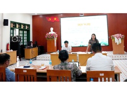 Lãnh đạo phường làm việc với Trung tâm Văn hóa - Thông tin và Thể thao