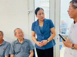 UBMTTQVN xã Phúc Thọ phối hộ tổ chức khám, tư vấn sức khỏe và cấp thuốc miễn phí cho các đối tượng chính sách nhân dịp 27/7