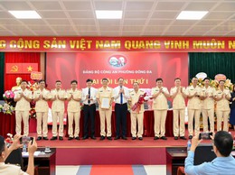 Đại hội Đảng bộ Công an phường Đống Đa lần thứ I, nhiệm kỳ 2025 - 2030