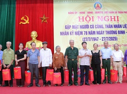 Trần Phú: tổ chức hội nghị gặp mặt, tri ân gia đình chính sách, người có công với cách mạng