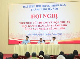 Đại biểu HĐND TP Hà Nội tiếp xúc cử tri 4 xã huyện Mê Linh cũ