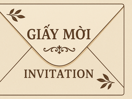 Giấy mời Tham dự Lễ thắp nến tri ân nhân kỷ niệm 78 năm ngày Thương binh - Liệt sĩ