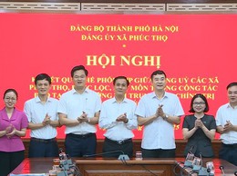Ký kết quy chế phối hợp trong công tác đào tạo, bồi dưỡng tại trung tâm chính trị khu vực Phúc Thọ