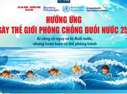 UBND xã chỉ đạo thực hiện các hoạt động hưởng ứng ngày Thế giới phòng, chống đuối nước 25 tháng 7