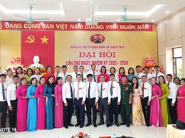 Đại hội Đảng bộ các cơ quan Đảng xã Thạch Thất lần thứ nhất, nhiệm kỳ 2025 - 2030: Đoàn kết - Dân chủ - Kỷ cương- Phát triển
