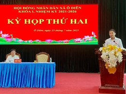 KỲ HỌP THỨ HAI HĐND XÃ Ô DIÊN NHIỆM KỲ 2025 - 2030