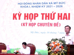HĐND xã Mỹ Đức khai mạc kỳ họp thứ 2 (kỳ họp chuyên đề) thảo luận và quyết nghị một số nội dung quan trọng