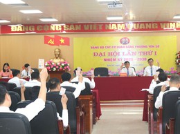 Đại hội Đảng bộ UBND phường Yên Sở lần thứ Nhất, nhiệm kỳ 2025 – 2030: Dấu mốc quan trọng trong công tác xây dựng Đảng và phát triển cơ quan hành chính nhà nước
