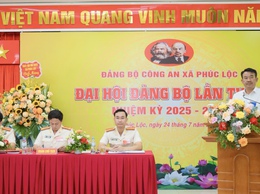 Đại hội Đảng bộ Công an xã Phúc Lộc lần thứ I, nhiệm kỳ 2025 – 2030