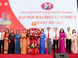 Đại hội đại biểu Đảng bộ Doanh nghiệp phường Hà Đông lần thứ I, nhiệm kỳ 2025–2030 thành công tốt đẹp
