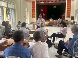 Phòng giao dịch NHCSXH Mỹ Đức: Đảm bảo giao dịch thông suốt sau sáp nhập đơn vị hành chính tại xã Mỹ Đức