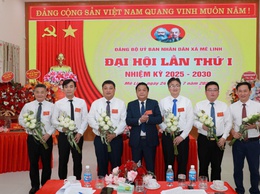 Đại hội Đảng bộ UBND xã Mê Linh lần thứ I nhiệm kỳ 2025 - 2030 thành công tốt đẹp