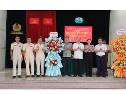 Đại hội Chi bộ Công an xã Chuyên Mỹ lần thứ I, nhiệm kỳ 2025 - 2030