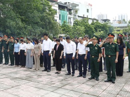 Phường Hà Đông dâng hương tưởng nhớ các anh hùng liệt sĩ